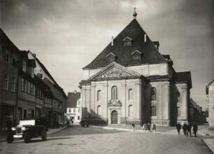 Zerbst, Dreifaltigkeitskirche : Zerbst. Dreifaltigkeitskirche. Ansicht von Südwesten