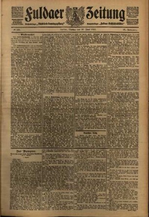 Ausgabe vom Montag, den 20. Juni 1910.