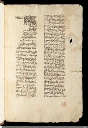 Lectura super secundo Decretalium, tit. 1-20