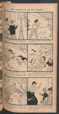Sea compasivo con los animales - [Cómic]