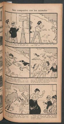 Sea compasivo con los animales - [Cómic]