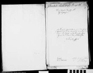 Konvolut an den Markgrafen Heinrich von Schwedt gerichtete Neujahrsbriefe