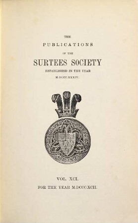 The certificates of the commissioners appointed to survey the chantries, guilds, hospitals, etc., in the County of York, 1