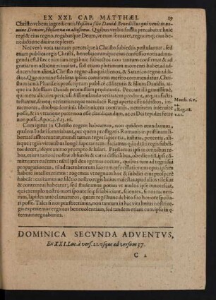 Dominica Secunda Adventus,