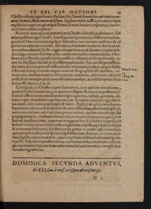 Dominica Secunda Adventus,