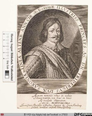 Bildnis Friedrich, Prinz von Sachsen-Altenburg