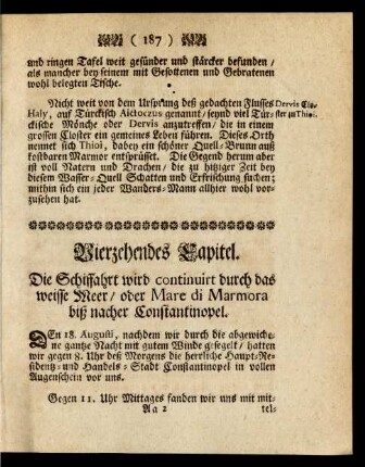 Vierzehendes Capitel.