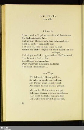 Petr Křička geb. 1884