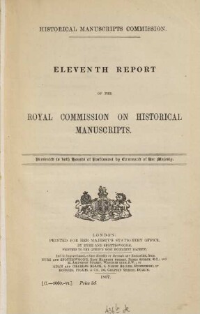 Report. 11. 1887