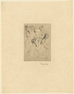 Le chapeau épinglé (La fille de Berthe Morisot et sa cousine)