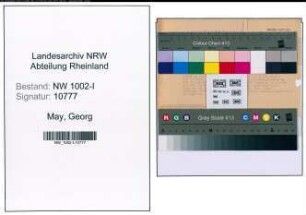 Entnazifizierung Georg May, geb. 08.06.1903 (Kantinenwirt)