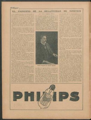 El principio de la relatividad de Einstein