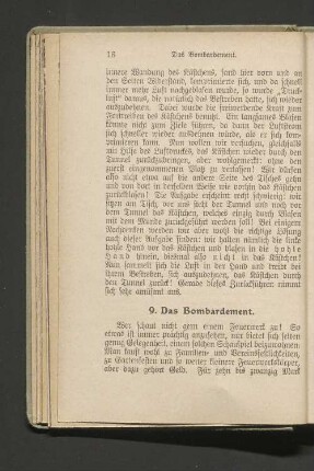 9. Das Bombardement