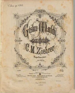Giskra-Marsch : für Pianoforte ; op. 114