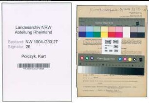 Entnazifizierung Kurt Polczyk , geb. 12.01.1895 (Lehrer)