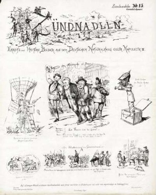 Zündnadeln: ernste und heitere Bilder aus dem deutschen Nationalkrieg gegen Napoleon III und aus der darauf folgenden Zeit