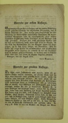 Vorrede zur zweiten Auflage