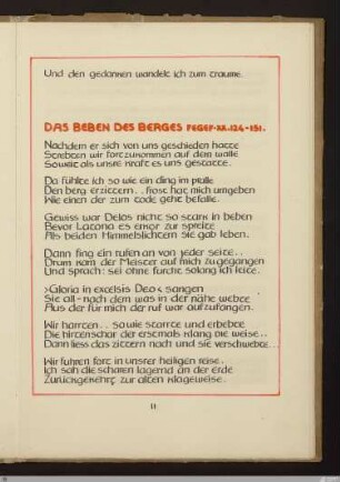 Das Beben des Berges (Fegefeuer XX, 124 - 151) : [SW X/XI: h7]; [SW X/XI, S. 70-71/180]