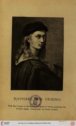 Frontispiz: Portrait Raphaels von Urbino