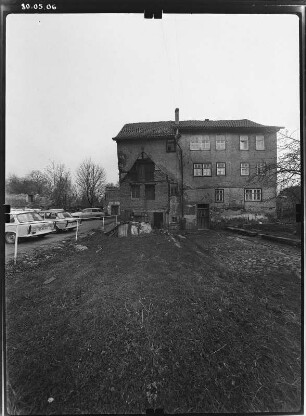 Schmalkalden, Haindorfsgasse. Wohnhäuser. Hoffront