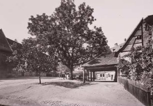 Bamberg, Alte Hofhaltung : Bamberg. Alte Hofhaltung. Innenhof nach Norden