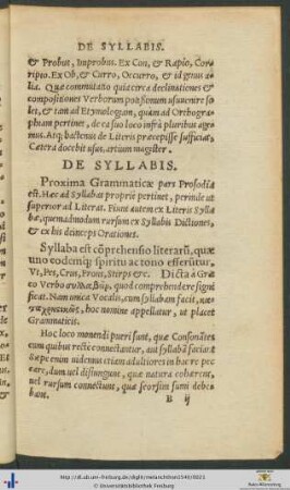 De Syllabis