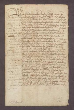 Der Deutschmeister Dietrich von Cleen gibt Eberhard Niedermüller den Hof des Deutschen Ordens zu Leimen zu Erblehen.