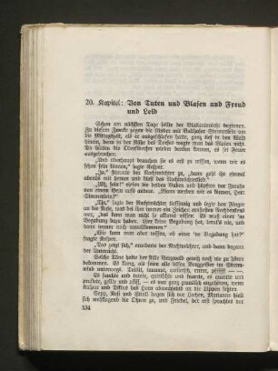 20. Kapitel: Von Tuten und Blasen und Freud und Leid
