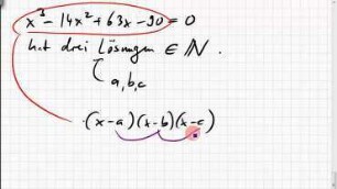 11B.2 ganzzahlige Nullstellen; Satz von Vieta; Polynom 3. Grads