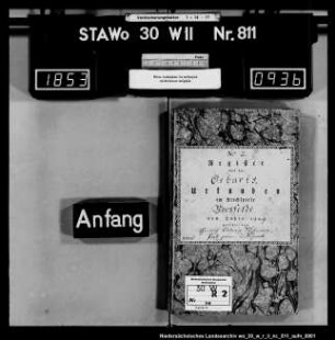 Zivilstandsregister Vorsfelde (Kanton Vorsfelde)