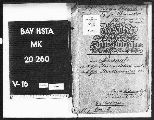 Das Personal des K. Geheimen Hausarchivs und K. Geheimen Staatsarchivs.