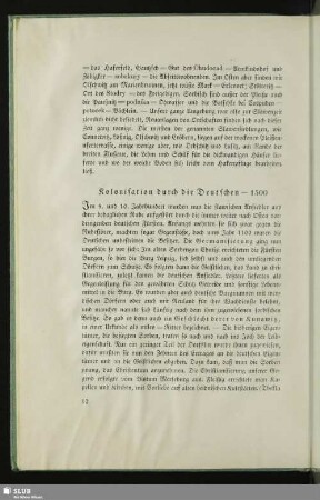 Kolonisation durch die Deutschen - 1500
