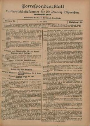 Nummer 28. 9. Juli 1902.