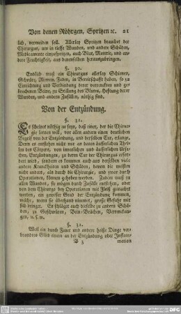 Von der Entzündung