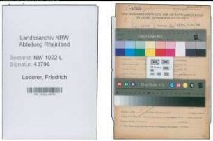 Entnazifizierung Friedrich Lederer , geb. 08.11.1912 (Polizist)