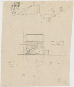 Grund, Peter; Bad Vilbel; Ernst Reuter Schule - Treppenhaus (Schnitt: Details)