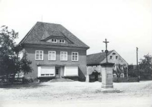 Straßenraum in Radibor : Bauwesen - Neuzeit. Ort: Radwor / Radibor. Fleischerei