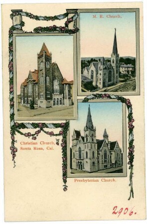 Santa Rosa. Christian Church, Santa Rosa, Cal.