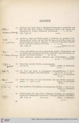 Stoffe (Nr. 153-173)
