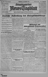 Stuttgarter neues Tagblatt : südwestdeutsche Handels- und Wirtschafts-Zeitung