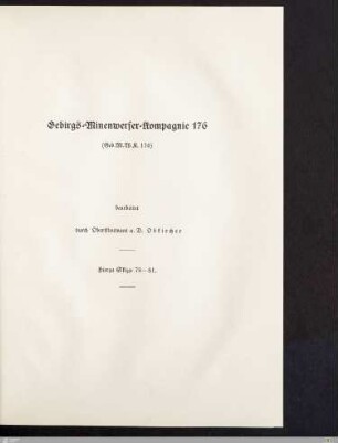 Gebirgs-Minenwerfer-Kompagnie 176