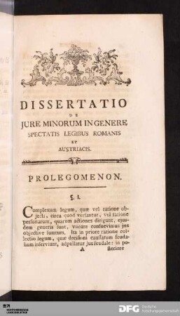 Prolegomenon.