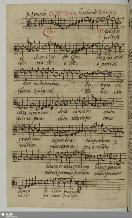Schröter, Leonhart: Christe qui lux es