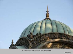 Denkmal für den indischen Prinzen Rajaram Chuttraputti, Maharadscha von Kholapur - Monumento funebre dell'Indiano