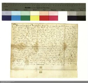 Philipp Schadt von Ostheim, Propst von Michaelsberg, verleiht einen Garten unter dem Weingarten hinter der Alten Burg