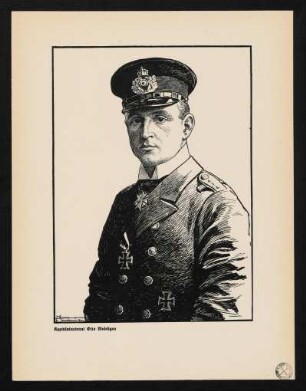 3, Illustration Kapitänleutnant Otto Weddigen