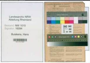 Entnazifizierung Hans Buiskens , geb. 06.05.1904 (Kaufmann)