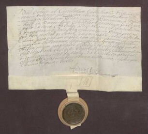Documentum emancipationis Franz Lothar von Breidbachs zu Bürresheim.