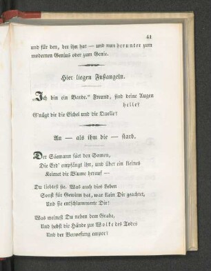 An _ als ihm die _ starb.