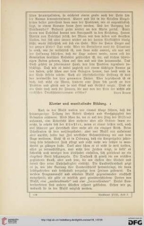 Klavier und musikalische Bildung, [1]